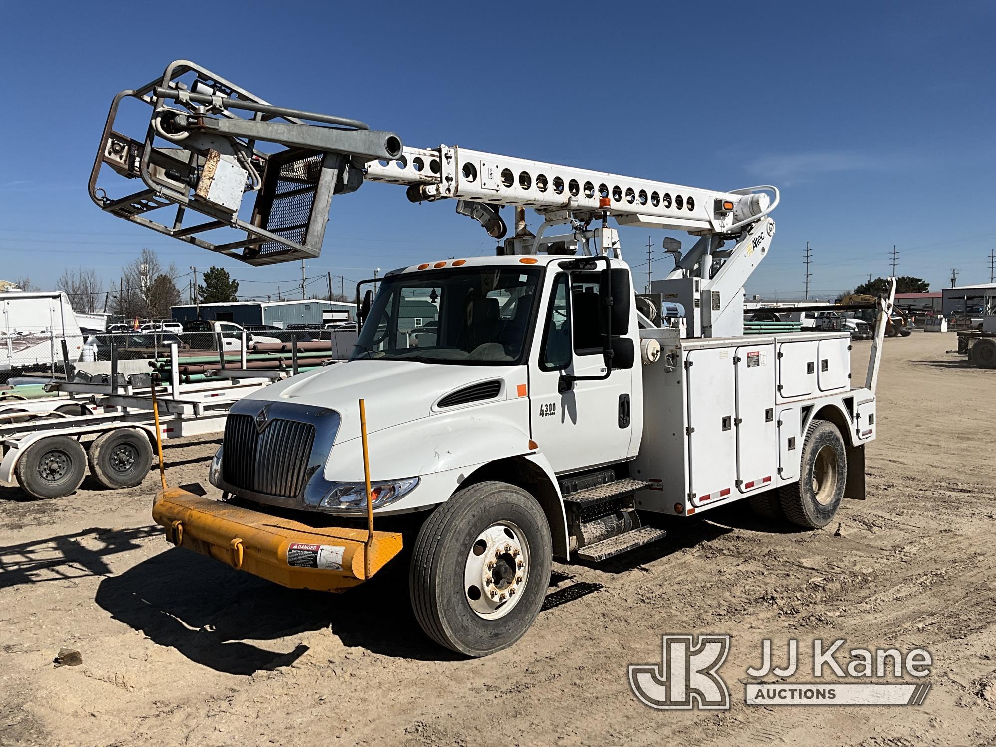 (Nampa, ID) Altec AT40C, Telescopic Non-Insulated Cable Placing Bucket Truck rear mounted on 2008 In