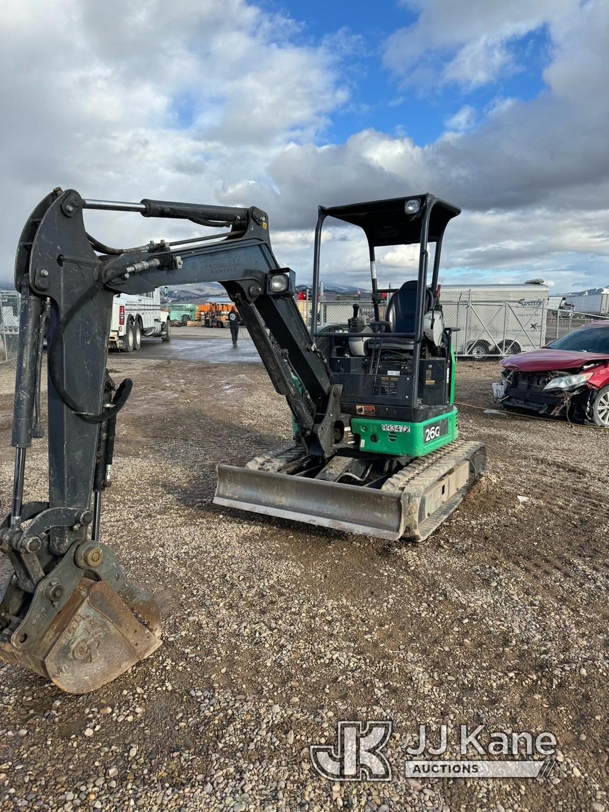 (Missoula, MT) 2017 John Deere 26G Mini Hydraulic Excavator Runs, Moves & Operates