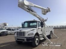 (Phoenix, AZ) Altec AM55, Over-Center Material Handling Bucket Truck rear mounted on 2018 Freightlin