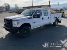 2012 Ford F350 4x4 Crew-Cab Service Truck Runs with Engine Tick/Issues & Moves) (Sellers States: Eng