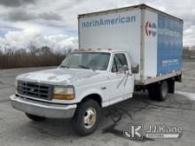 1992 Ford F350 12ft Van Body Truck Runs & Moves