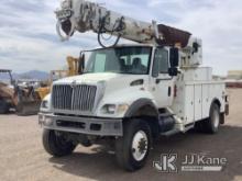 (Phoenix, AZ) Altec DM47T, Digger Derrick rear mounted on 2005 International 7300 4x4 Utility Truck