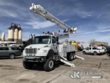 (Castle Rock, CO) Altec AM900E100, Double-Elevator Bucket Truck rear mounted on 2014 Freightliner M2