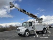 (Salt Lake City, UT) Altec DC47-TR, Digger Derrick rear mounted on 2015 Freightliner M2 106 Utility