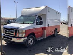 (Fresno, CA) 2008 Ford E450 Ambulance/Rescue Vehicle Jump to Start) (Minor Body Damage, Rust Damage,