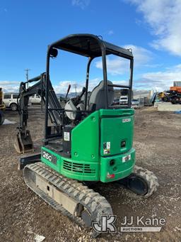 (Missoula, MT) 2017 John Deere 26G Mini Hydraulic Excavator Runs, Moves & Operates