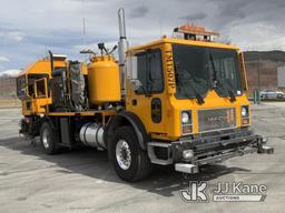 (Salt Lake City, UT) 2002 Mack MR690P Striper Runs & Moves