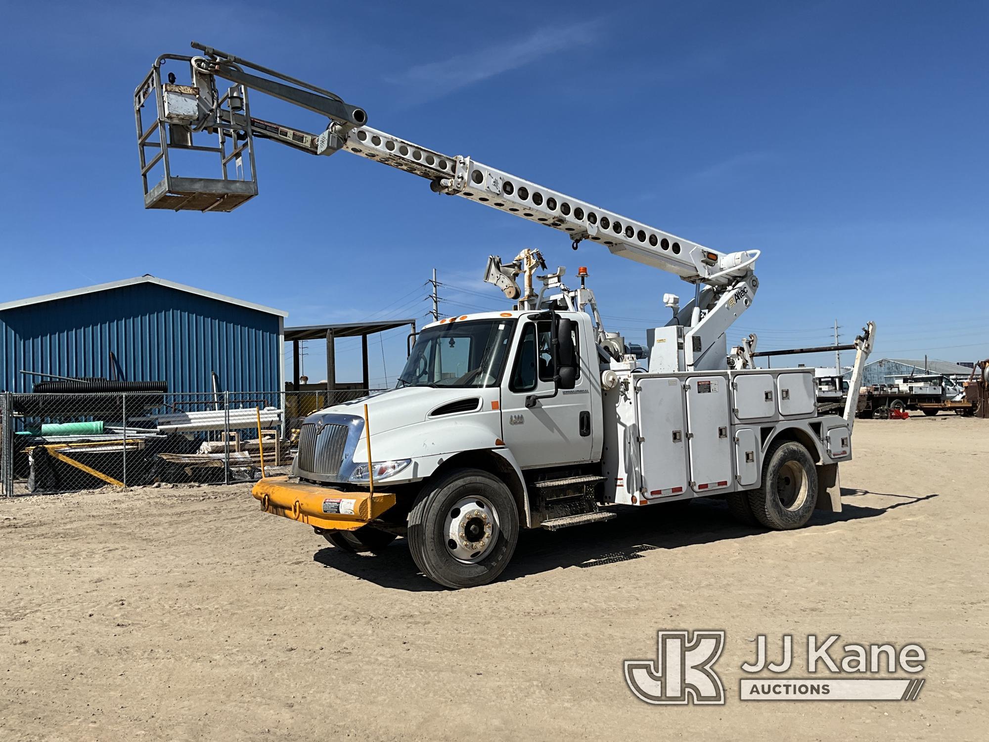 (Nampa, ID) Altec AT40C, Telescopic Non-Insulated Cable Placing Bucket Truck rear mounted on 2008 In