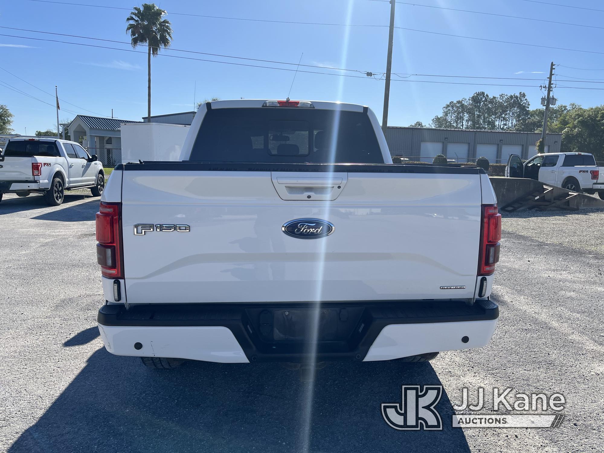 (Leesburg, FL) 2016 Ford F150 4x4 Crew-Cab Pickup Truck Runs & Moves) (Tail Gate Inoperable