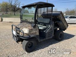 (Charlotte, NC) 2010 Kubota RTV 900 4x4 Yard Cart Duke Unit) (Runs, Moves & Operates