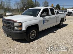 (Charlotte, NC) 2015 Chevrolet Silverado 1500 4x4 Extended-Cab Pickup Truck Runs & Moves) (Jump To S