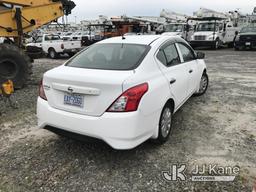 (Mount Airy, NC) 2016 Nissan Versa 4-Door Sedan Jump To Start, Runs, Moves, Check Engine Light On