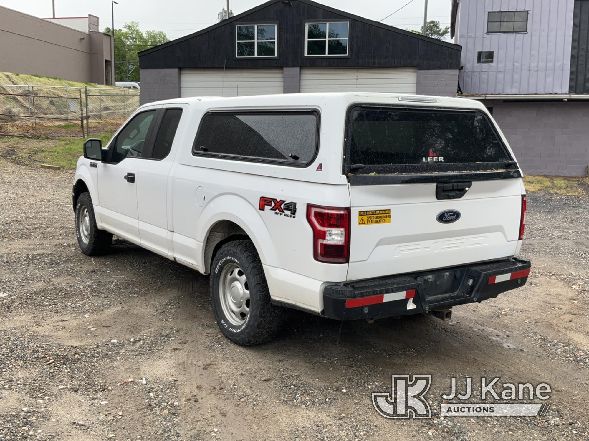 (Charlotte, NC) 2018 Ford F150 4x4 Extended-Cab Pickup Truck Runs & Moves) (Check Engine Light On, A