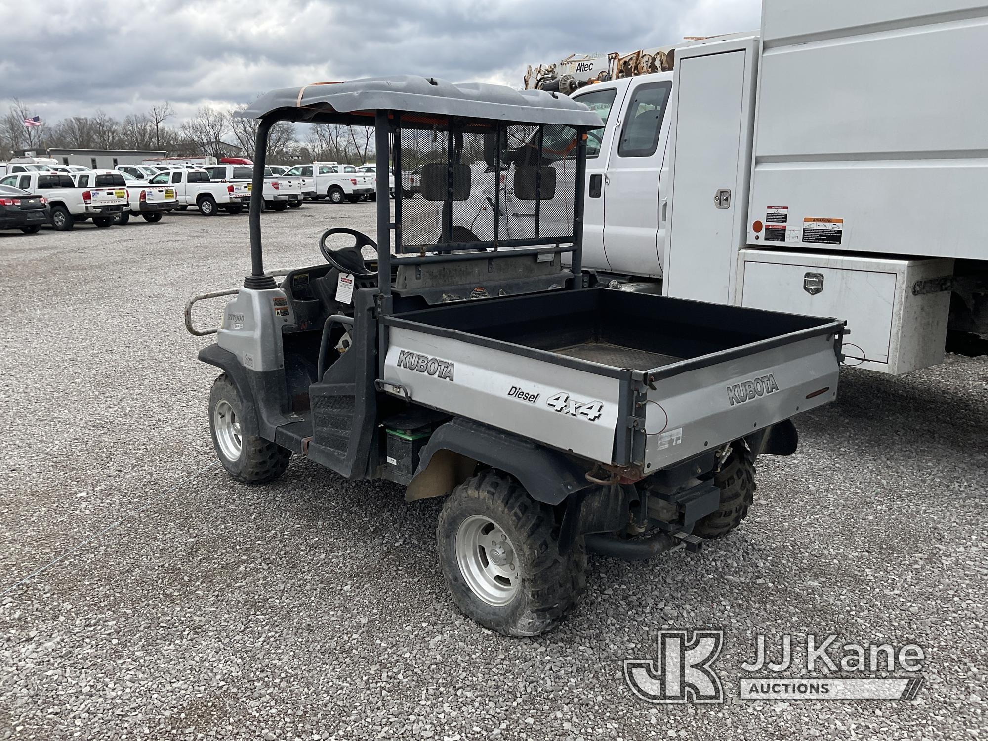 (Verona, KY) 2008 Kubota RTV900 4x4 Utility Cart No Title) (Not Running, Condition Unknown, Cranks,