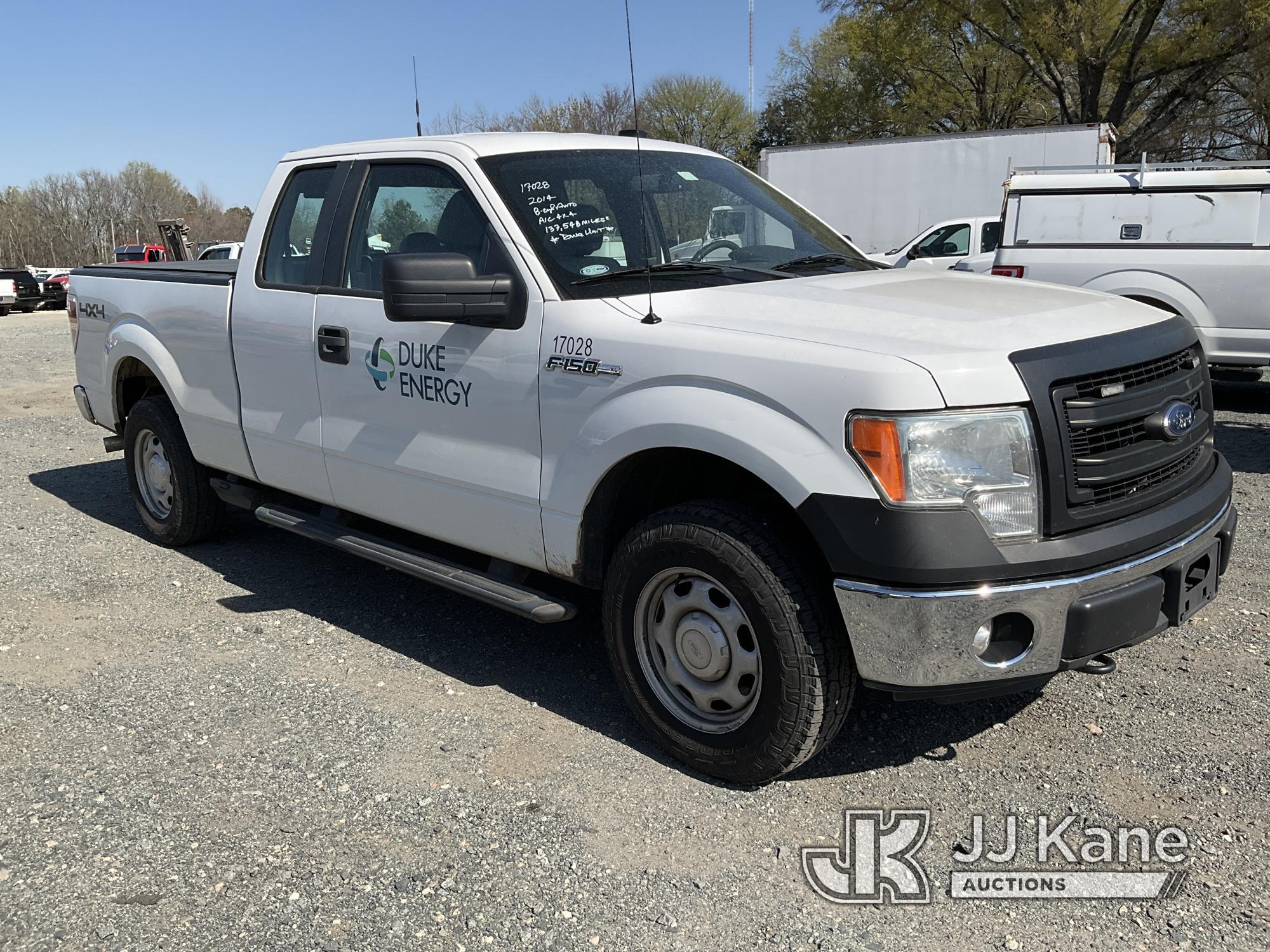 (Charlotte, NC) 2014 Ford F150 4x4 Extended-Cab Pickup Truck Duke Unit) (Runs & Moves