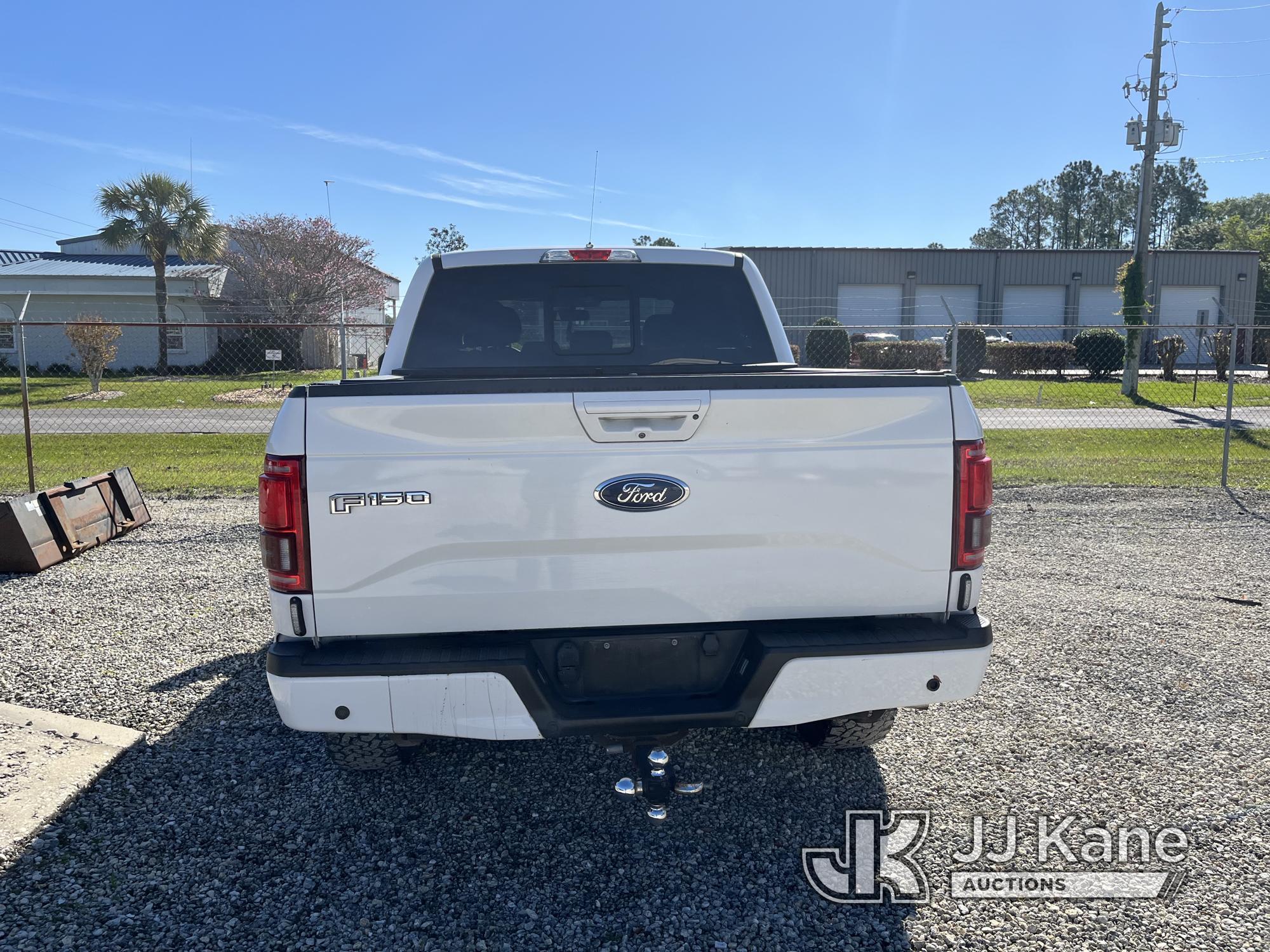 (Leesburg, FL) 2017 Ford F150 4x4 Crew-Cab Pickup Truck Runs & Moves