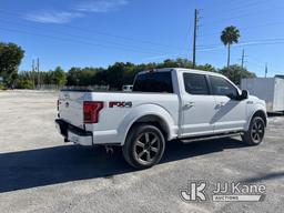 (Leesburg, FL) 2016 Ford F150 4x4 Crew-Cab Pickup Truck Runs & Moves) (Tail Gate Inoperable