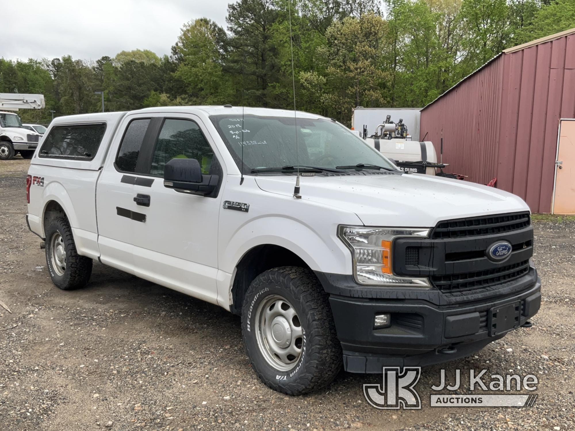 (Charlotte, NC) 2018 Ford F150 4x4 Extended-Cab Pickup Truck Runs & Moves) (Check Engine Light On, A