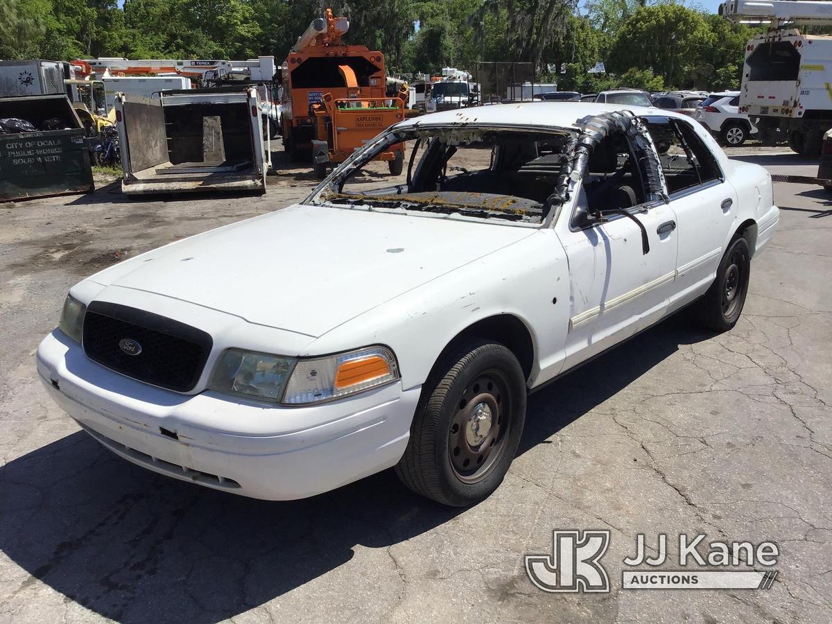 (Ocala, FL) 2011 Ford Crown Victoria Police Interceptor 4-Door Sedan No Engine Or Transmission, Has