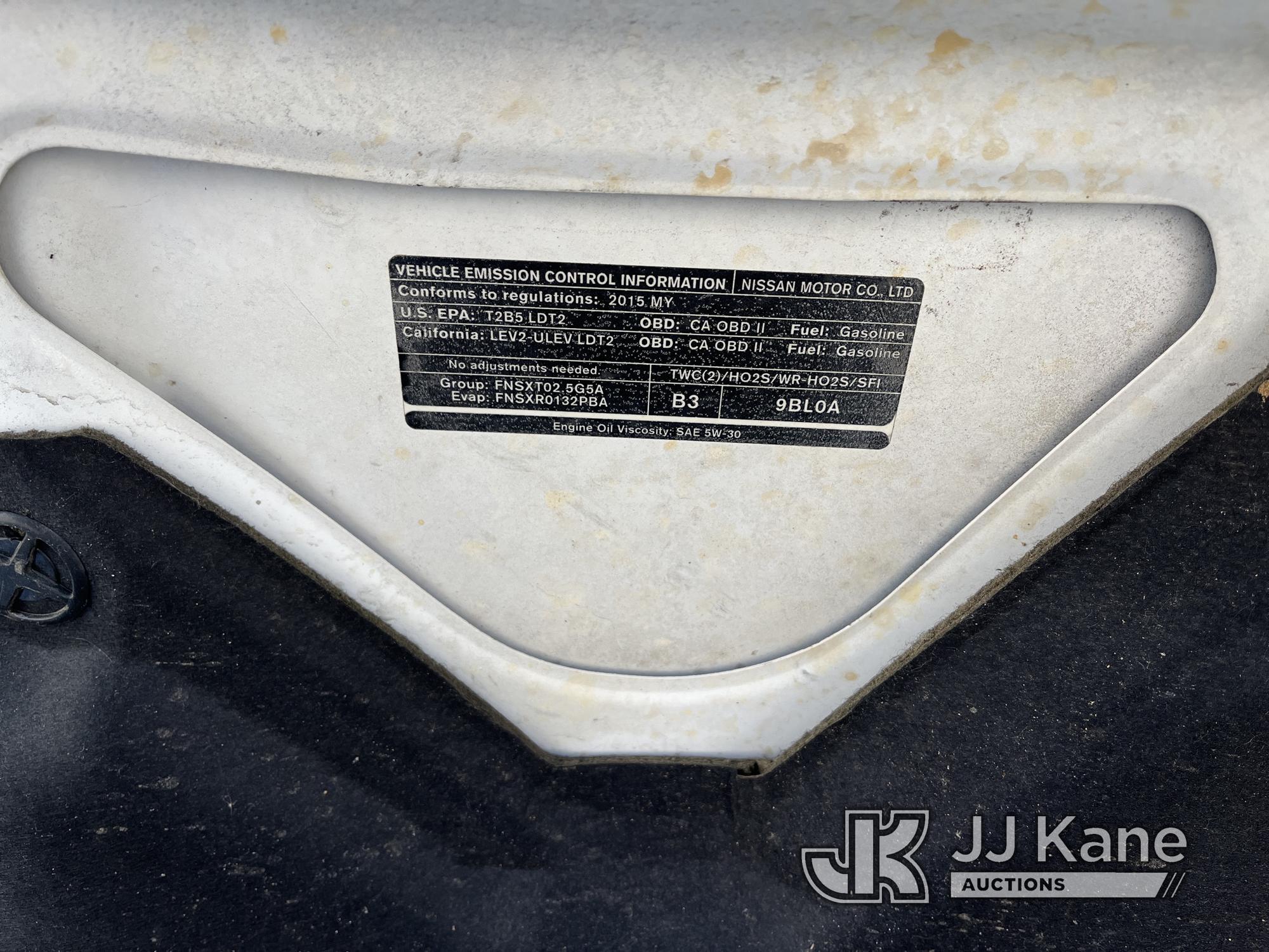 (Chester, VA) 2015 Nissan Frontier Extended-Cab Pickup Truck Not Running, Cranks, Will Not Start) (O