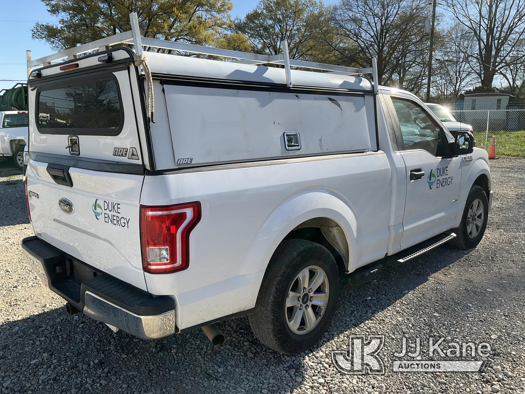 (Charlotte, NC) 2016 Ford F150 Pickup Truck Duke Unit) (Runs & Moves) (Paint Damage