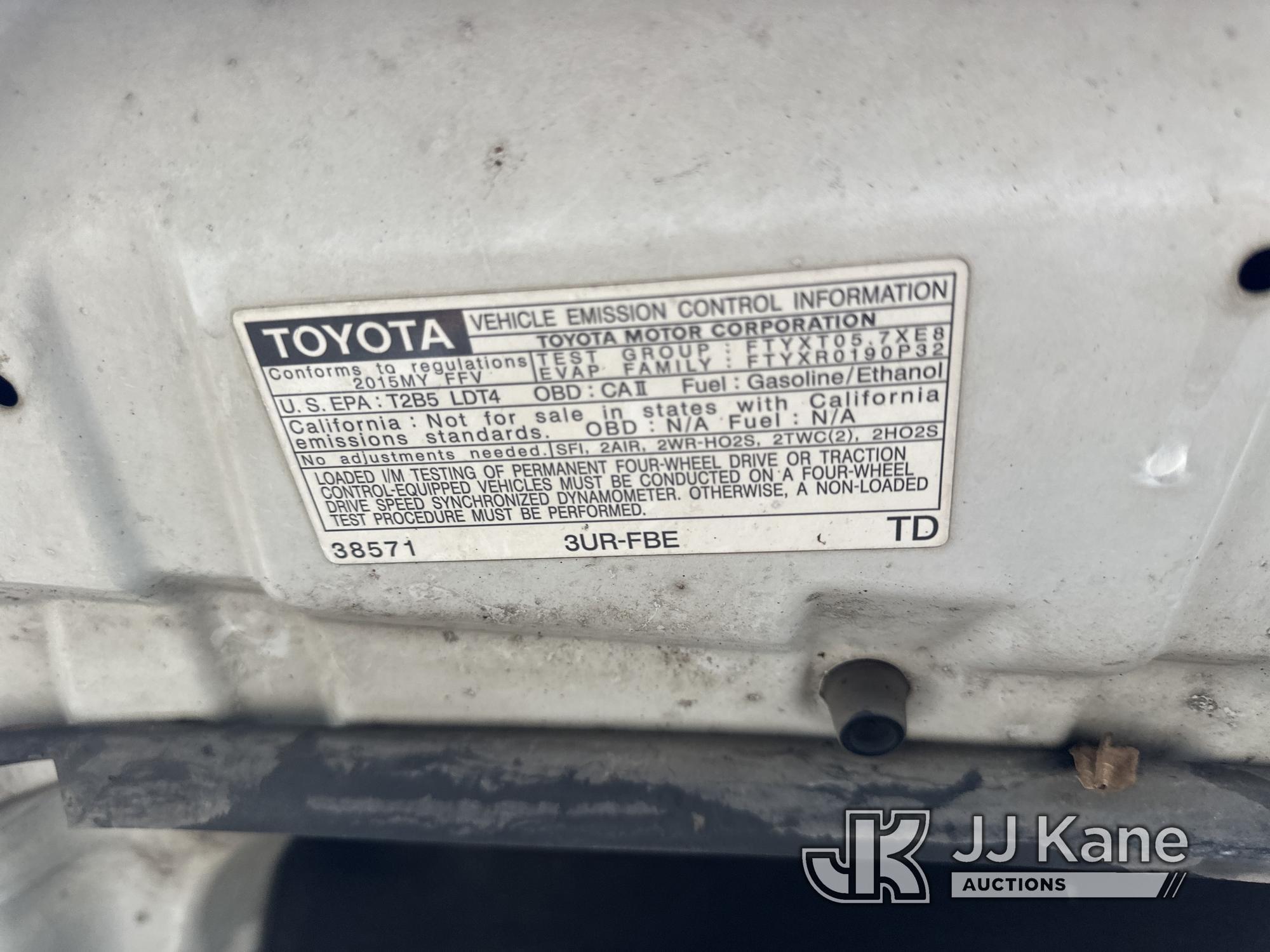 (Shelby, NC) 2015 Toyota Tundra 4x4 Crew-Cab Pickup Truck Runs & Moves) (Check Engine Light On. Body