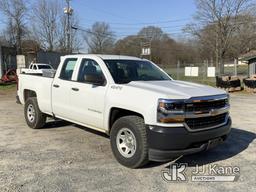 (Shelby, NC) 2018 Chevrolet Silverado 1500 4x4 Extended-Cab Pickup Truck Runs & Moves) (Check Engine