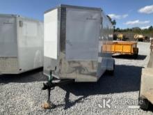 2022 Nationcraft 6x12 V Nose S/A Enclosed Cargo Trailer