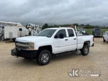 2015 Chevrolet Silverado 2500HD 4x4 Crew-Cab Pickup Truck Runs & Moves