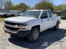 2017 Chevrolet Silverado 1500 4x4 Extended-Cab Pickup Truck Runs & Moves) (Transmission Noise, Minor