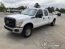 2014 Ford F250 4x4 Crew-Cab Pickup Truck Runs & Moves)( Body Damage