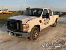 2010 Ford F250 Crew-Cab Pickup Truck Runs & Moves) (Check Engine Light On, Body Damage) (FL Resident