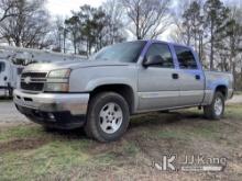 2006 Chevrolet Silverado 1500 4x4 Crew-Cab Pickup Truck Not Running, Condition Unknown