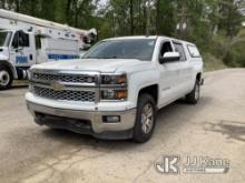 (Graysville, AL) 2015 Chevrolet Silverado 1500 4x4 Crew-Cab Pickup Truck Runs & Moves) (Check Engine