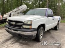 2006 Chevrolet Silverado 1500 4x4 Pickup Truck Runs & Moves) (Check Engine Light On, Body Damage