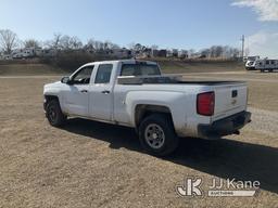 (Charlotte, NC) 2016 Chevrolet Silverado 1500 4x4 Extended-Cab Pickup Truck Runs & Moves) (Wrecked