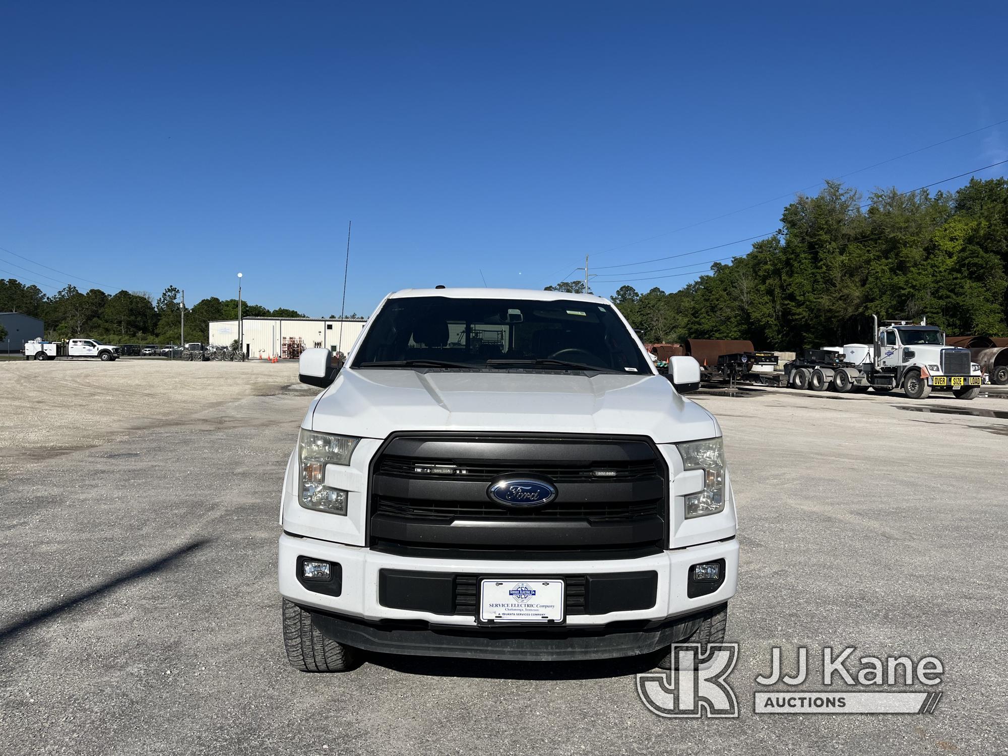 (Leesburg, FL) 2016 Ford F150 4x4 Crew-Cab Pickup Truck Runs & Moves) (Tail Gate Inoperable