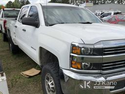 (Florence, SC) 2018 Chevrolet Silverado 2500 4x4 Crew-Cab Pickup Truck, Rear End needs replaced. Run