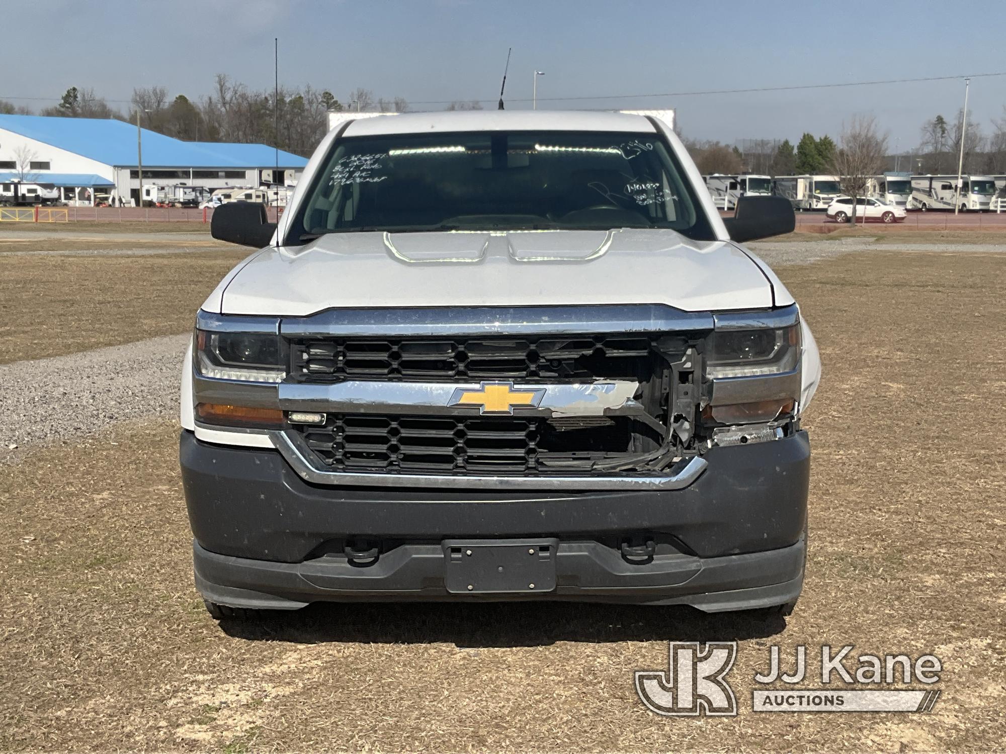 (Charlotte, NC) 2016 Chevrolet Silverado 1500 4x4 Extended-Cab Pickup Truck Runs & Moves) (Wrecked