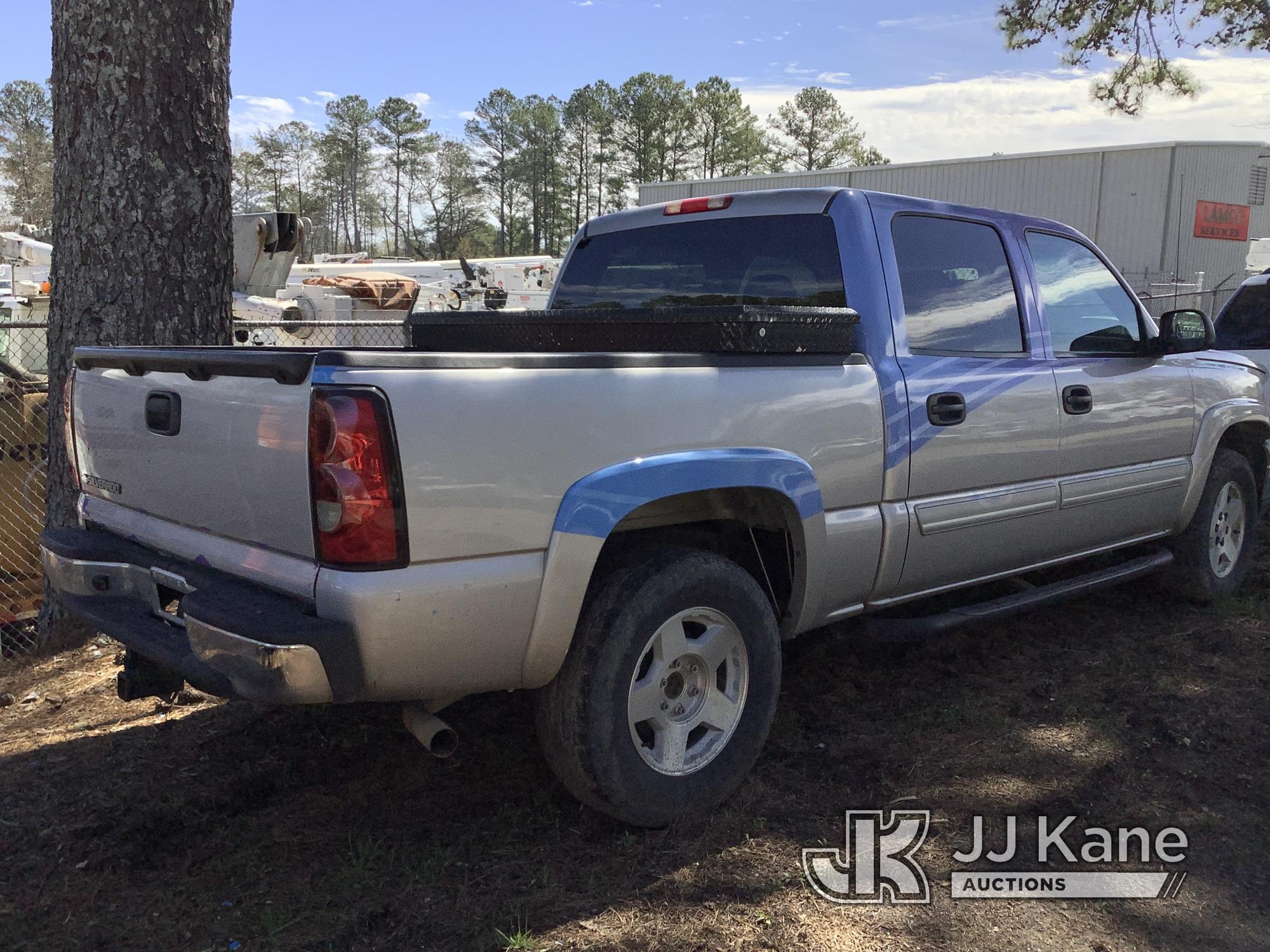 (Graysville, AL) 2007 Chevrolet Silverado 1500 4x4 Crew-Cab Pickup Truck Not Running, Condition Unkn