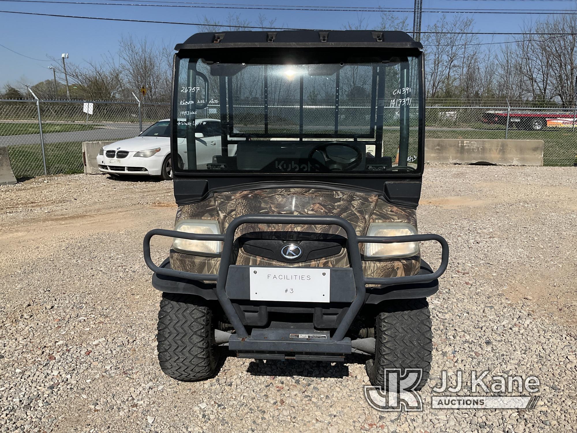 (Charlotte, NC) 2010 Kubota RTV 900 4x4 Yard Cart Duke Unit) (Runs, Moves & Operates