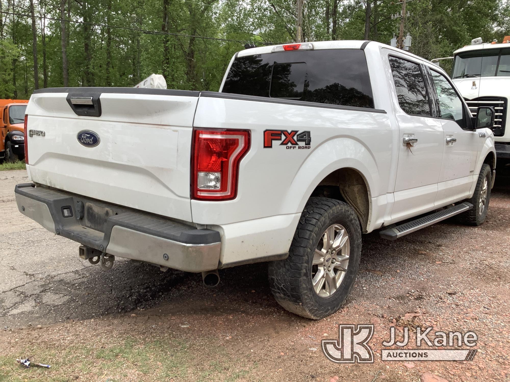 (Graysville, AL) 2017 Ford F150 4x4 Crew-Cab Pickup Truck Not Running, Condition Unknown) (Rear Driv