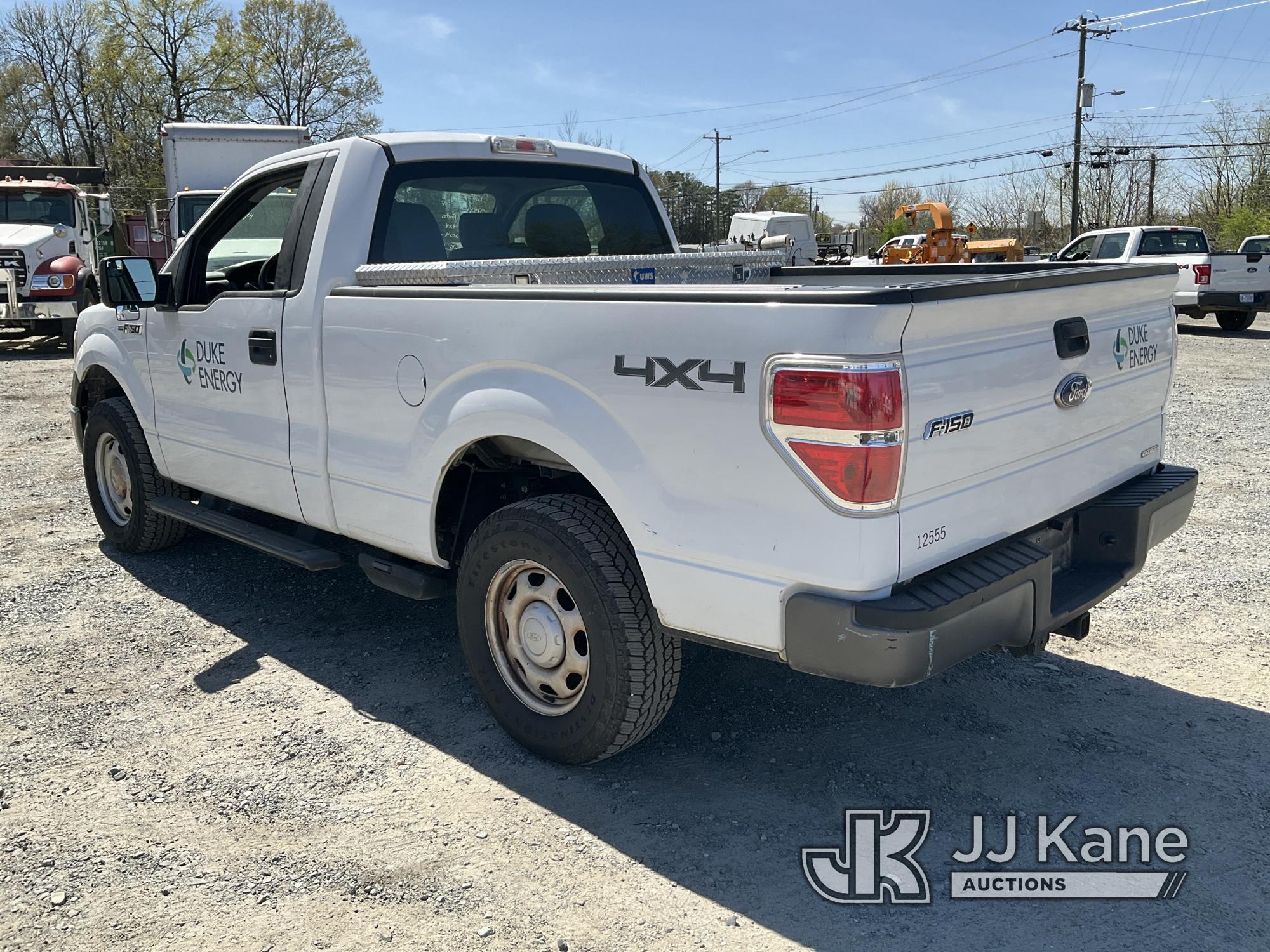 (Charlotte, NC) 2011 Ford F150 4x4 Pickup Truck Duke Unit) (Runs & Moves) (Body Damage