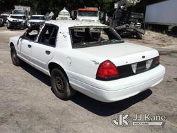 (Ocala, FL) 2011 Ford Crown Victoria Police Interceptor 4-Door Sedan No Engine Or Transmission, Has