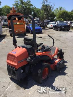 (Ocala, FL) 2009 Kubota ZG327 Lawn Mower Turns Over Does Not Run. Condition Unknown. (Flat Tires, 60