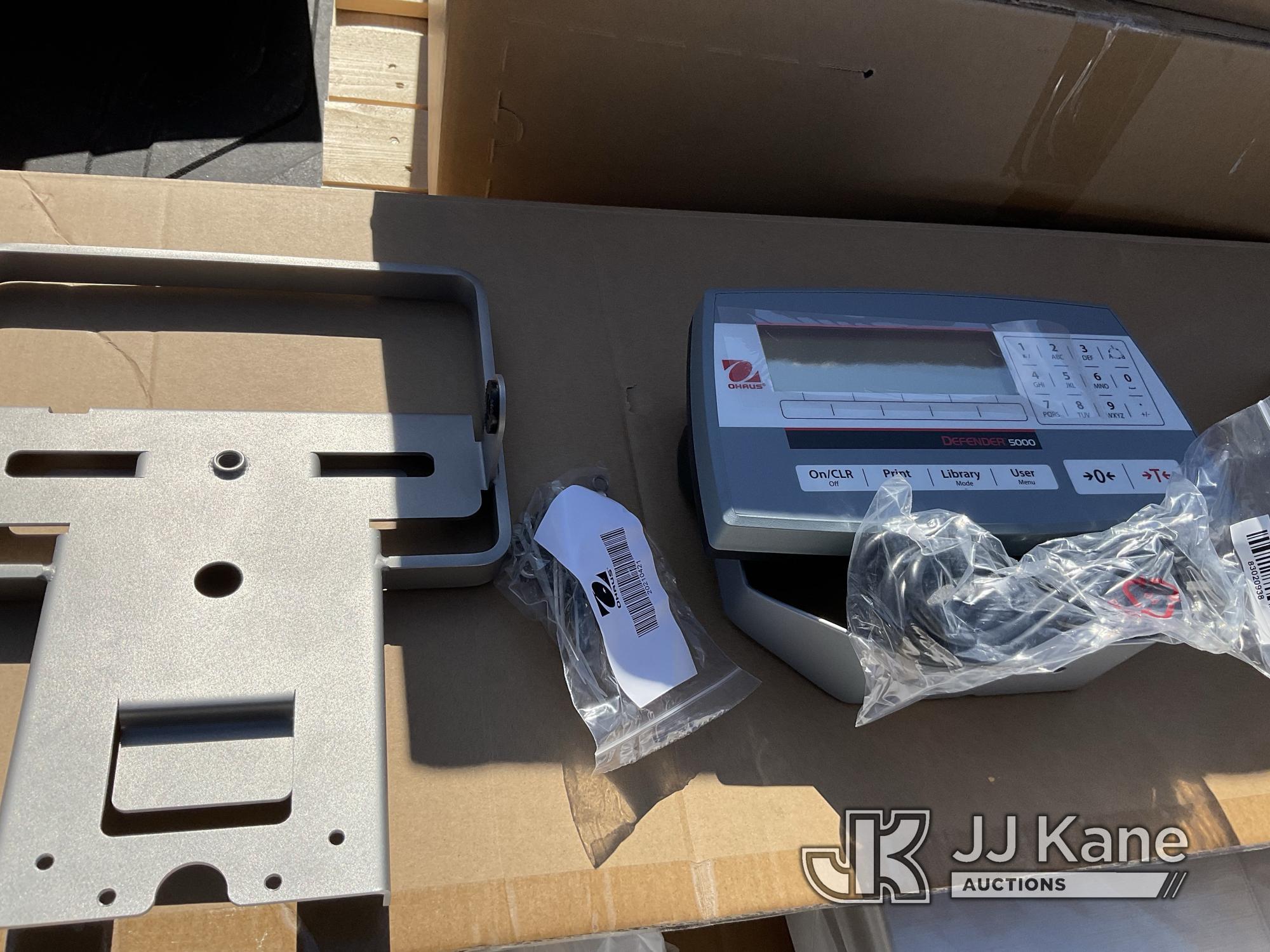 (Verona, KY) Ohaus Defender 5000-D52 Bench Scale Stock Photo, New/Unused) (Buyer Load