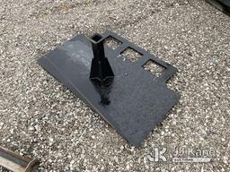 (Verona, KY) Reese Hitch Plate Skid Steer Attachment (Condition Unknown) NOTE: This unit is being so