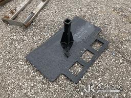 (Verona, KY) Reese Hitch Plate Skid Steer Attachment (Condition Unknown) NOTE: This unit is being so