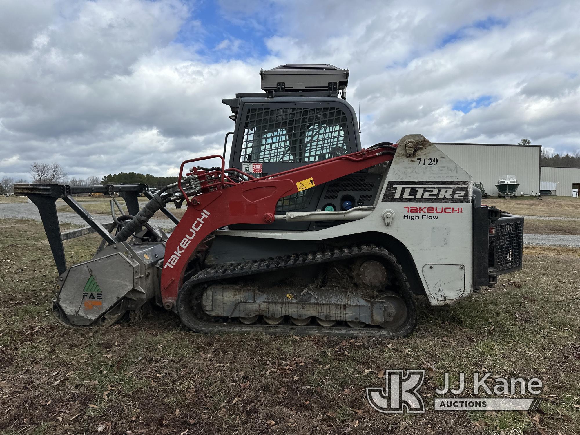 (Wakefield, VA) 2021 Takeuchi TL12R2HC High Flow Crawler Shredder/Mulcher Runs and Moves