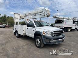 (Tampa, FL) HiRanger HR37-M, Material Handling Bucket Truck center mounted on 2009 Sterling Bullet S